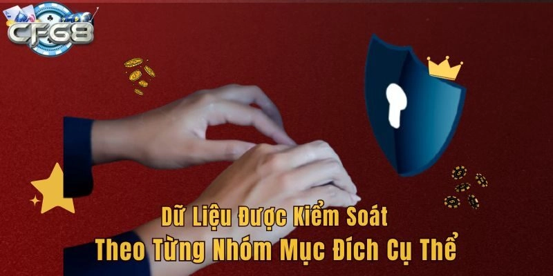 Dữ liệu được kiểm soát theo từng nhóm mục đích cụ thể