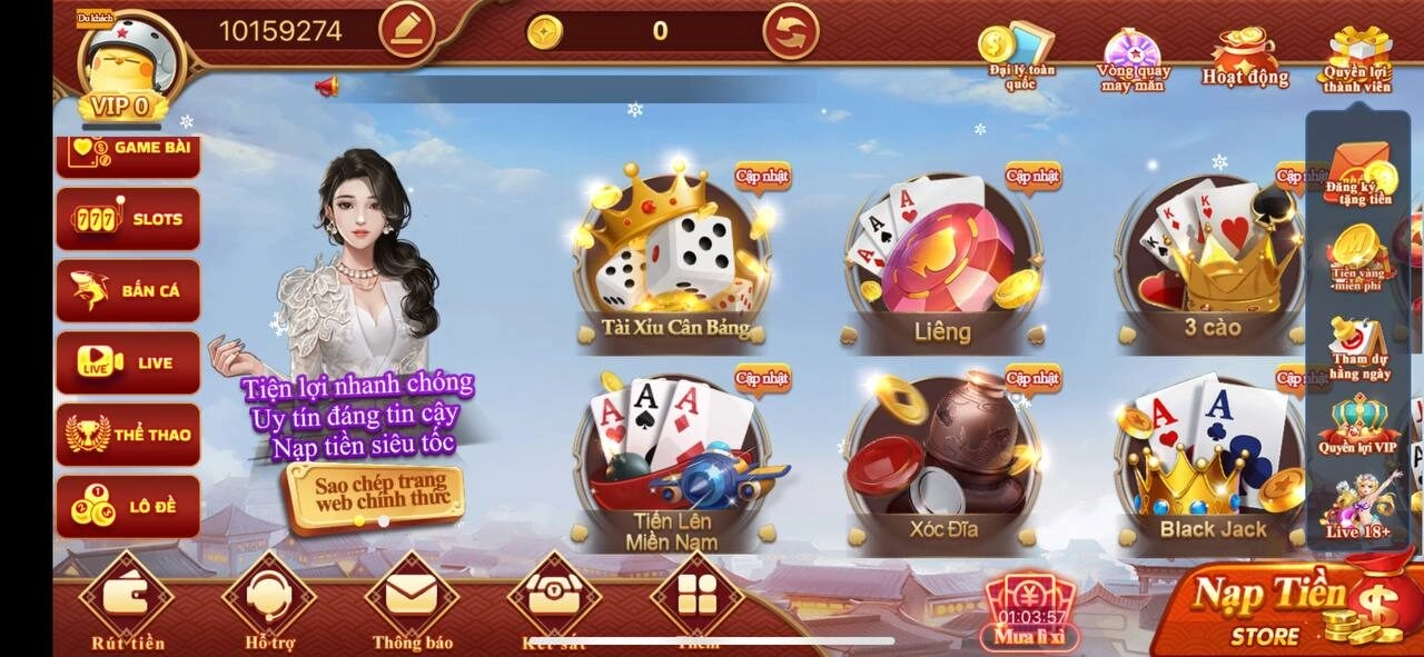 chơi ngay tại Cf68