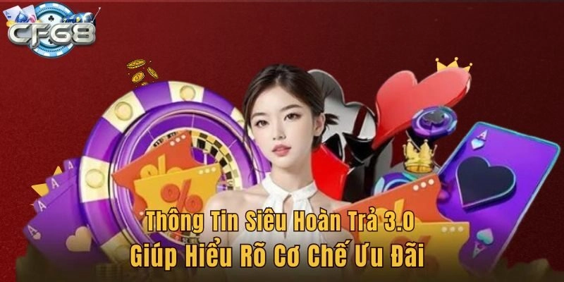 Thông tin siêu hoàn trả 3.0 giúp hiểu rõ cơ chế ưu đãi