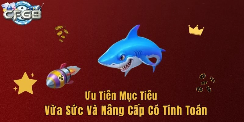 Ưu tiên mục tiêu vừa sức và nâng cấp có tính toán
